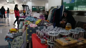 گزارش تصویری برگزاری نمایشگاه هنر و صنایع دستی در موسسه آموزش عالی راهبرد شمال